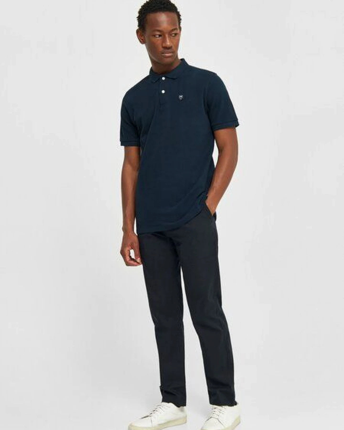 KnowledgeCotton Apparel Poloshirt - ROWAN - aus Bio-Baumwolle – Ansicht 3