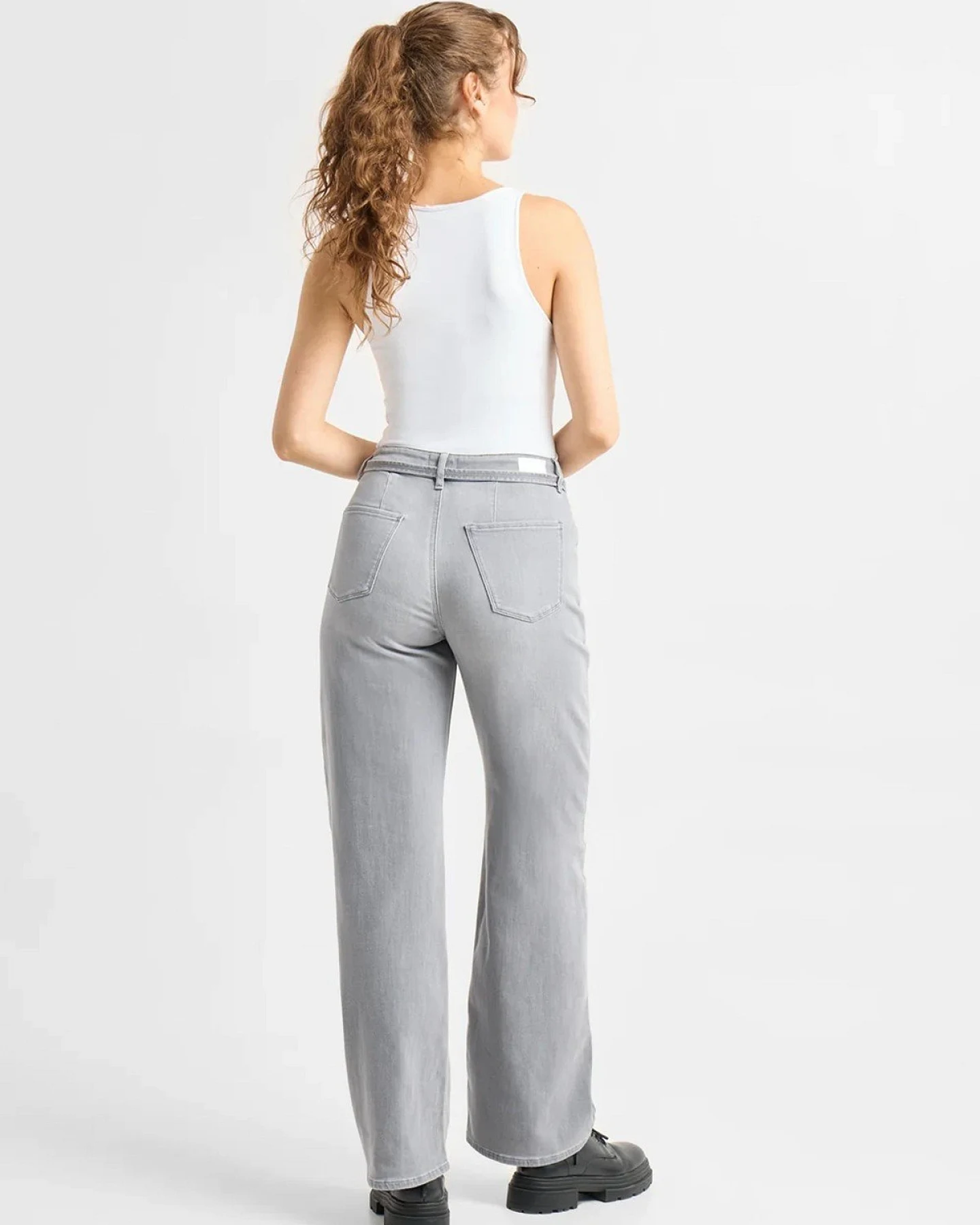 Jeans Blink Wide Barrel Cool Grey – Ansicht 4