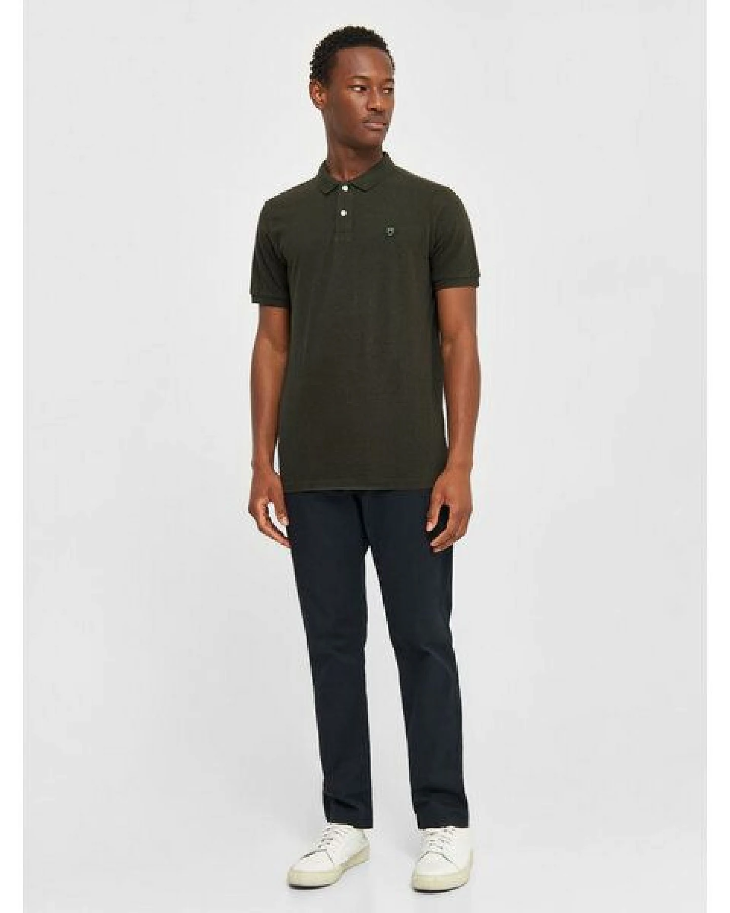 KnowledgeCotton Apparel Poloshirt - ROWAN - aus Bio-Baumwolle – Ansicht 3