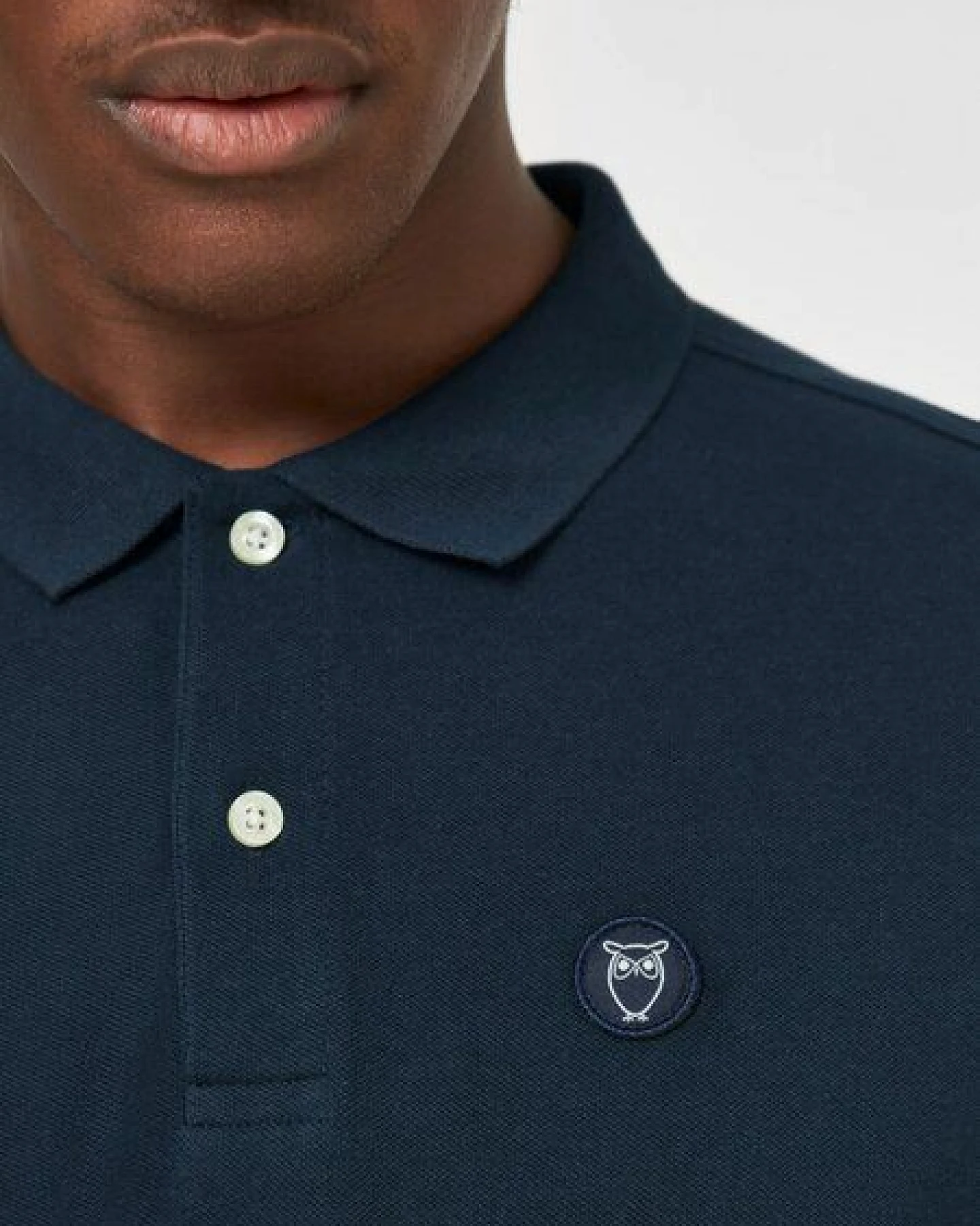 KnowledgeCotton Apparel Poloshirt - ROWAN - aus Bio-Baumwolle – Ansicht 4