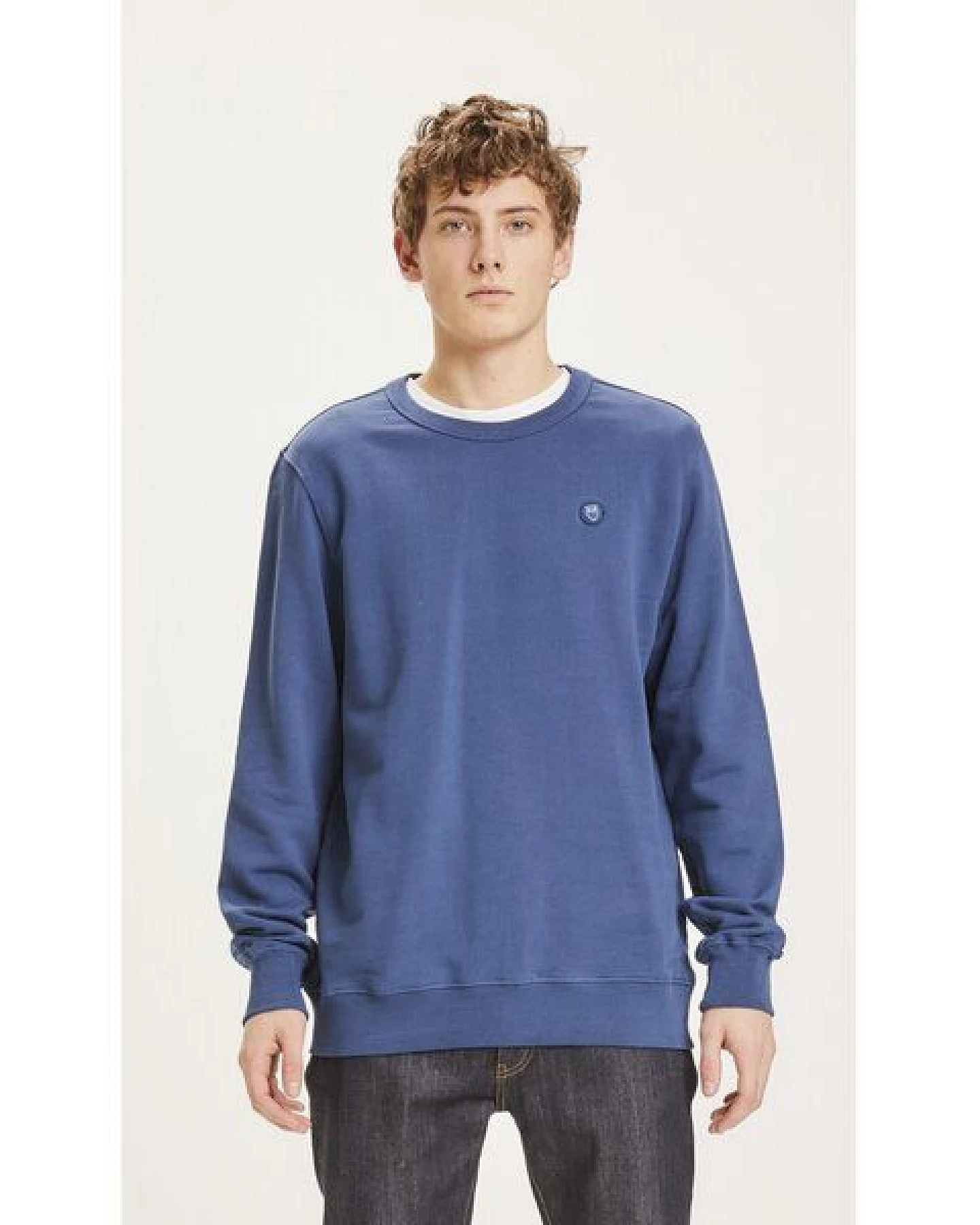 KnowledgeCotton Apparel Sweatshirt - ELM basic badge sweat - aus Bio-Baumwolle – Ansicht 2