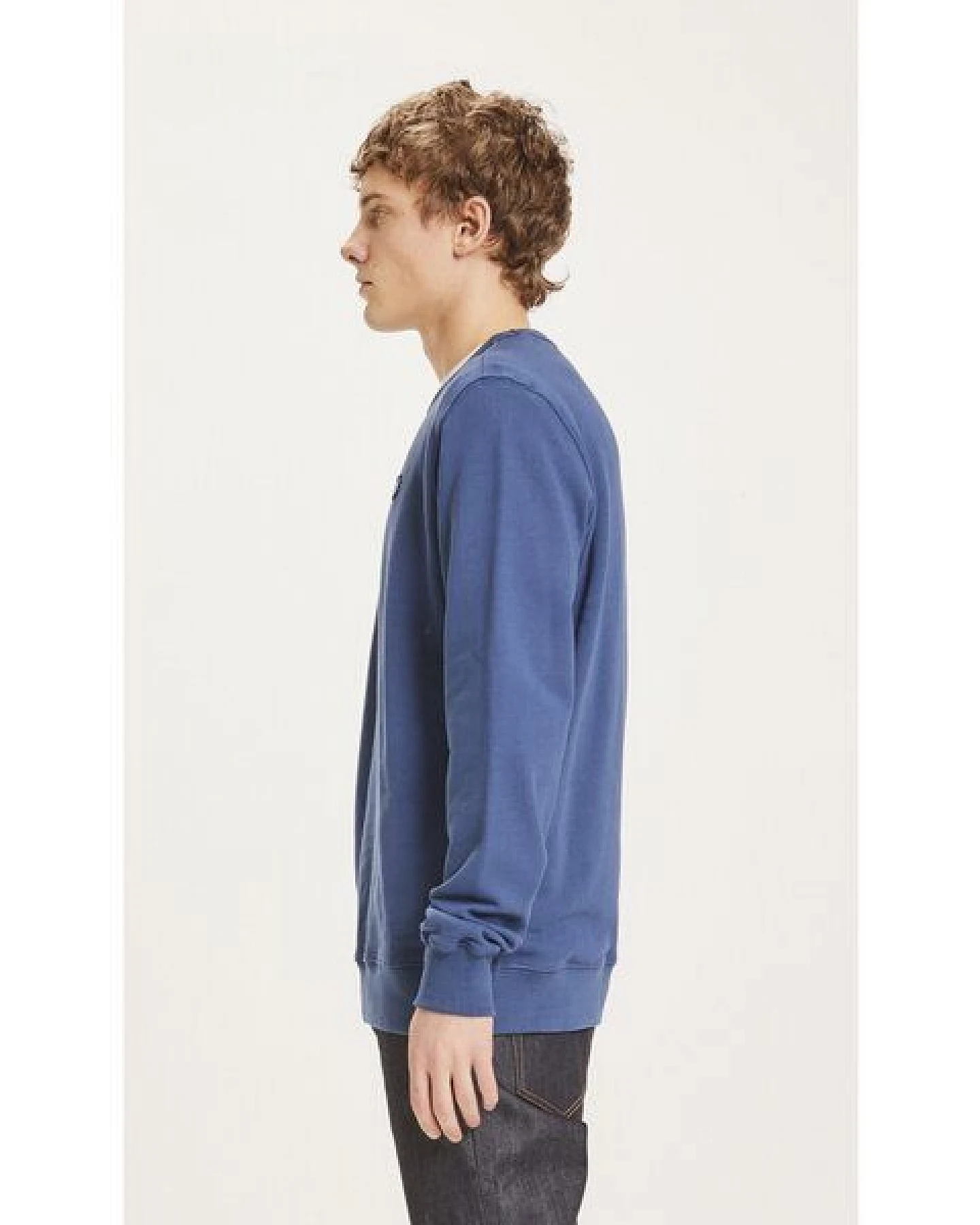 KnowledgeCotton Apparel Sweatshirt - ELM basic badge sweat - aus Bio-Baumwolle – Ansicht 4