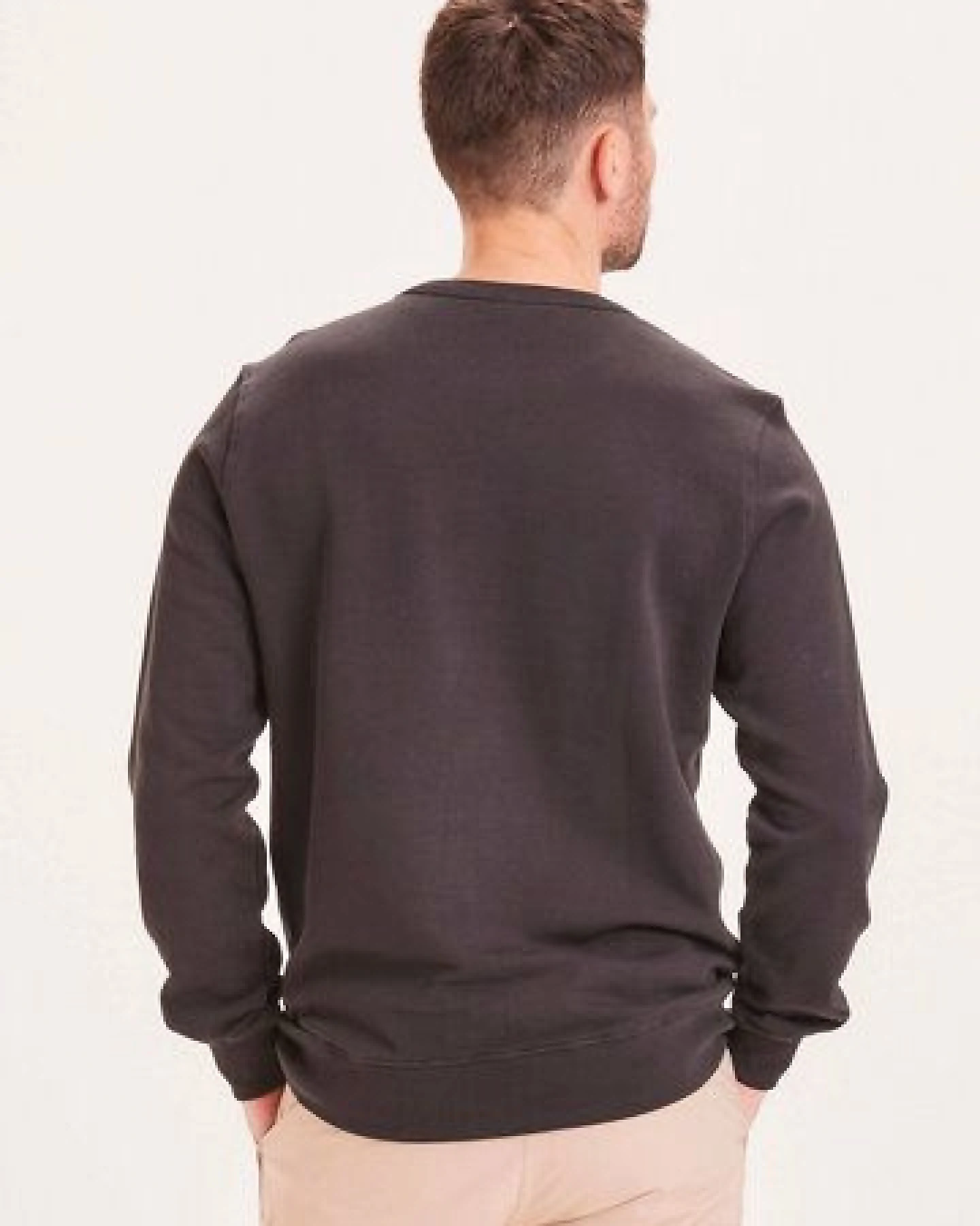 KnowledgeCotton Apparel Sweatshirt - ELM basic badge sweat - aus Bio-Baumwolle – Ansicht 3