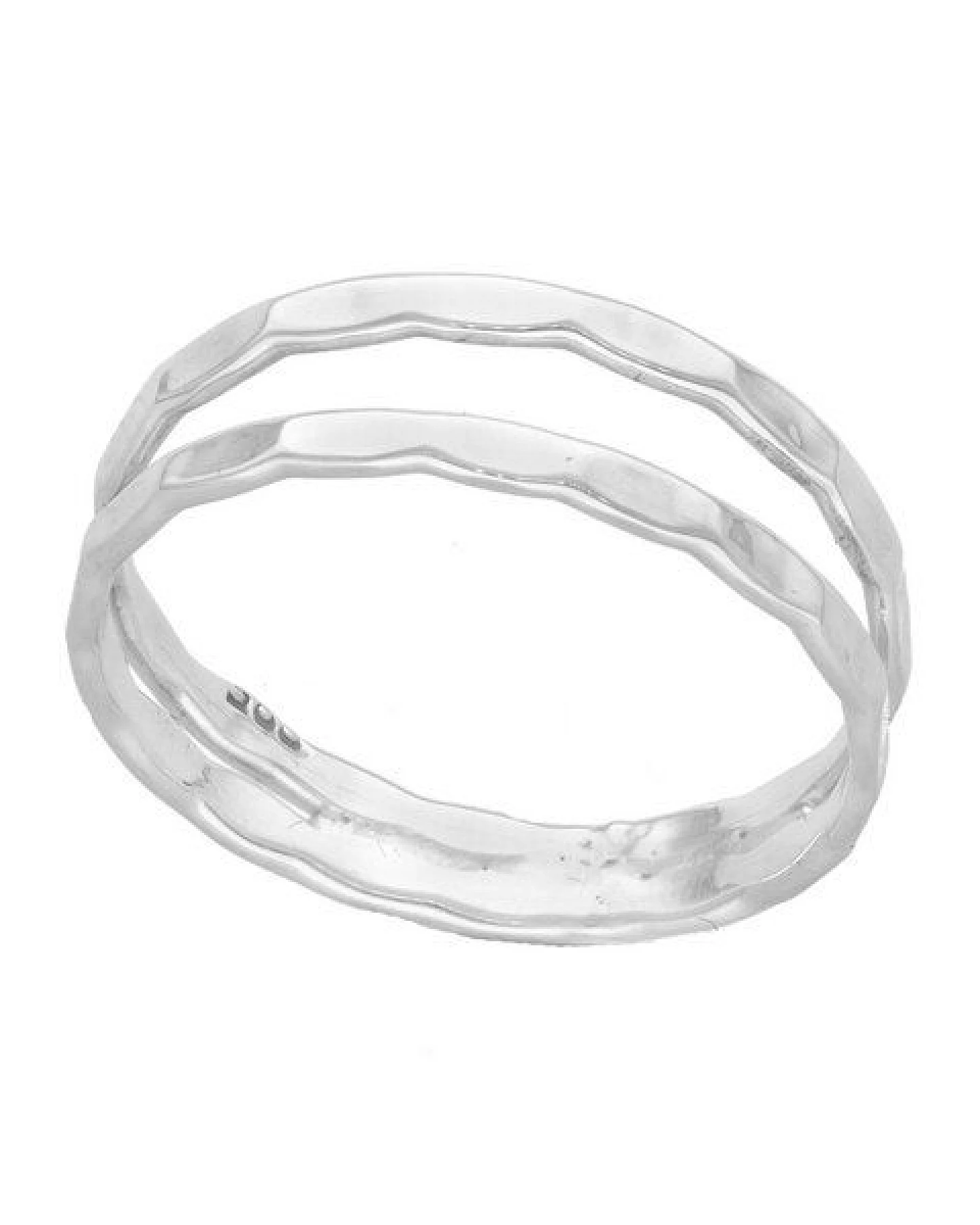 pakilia Silber Ring doppel Fair-Trade und handmade – Ansicht 3