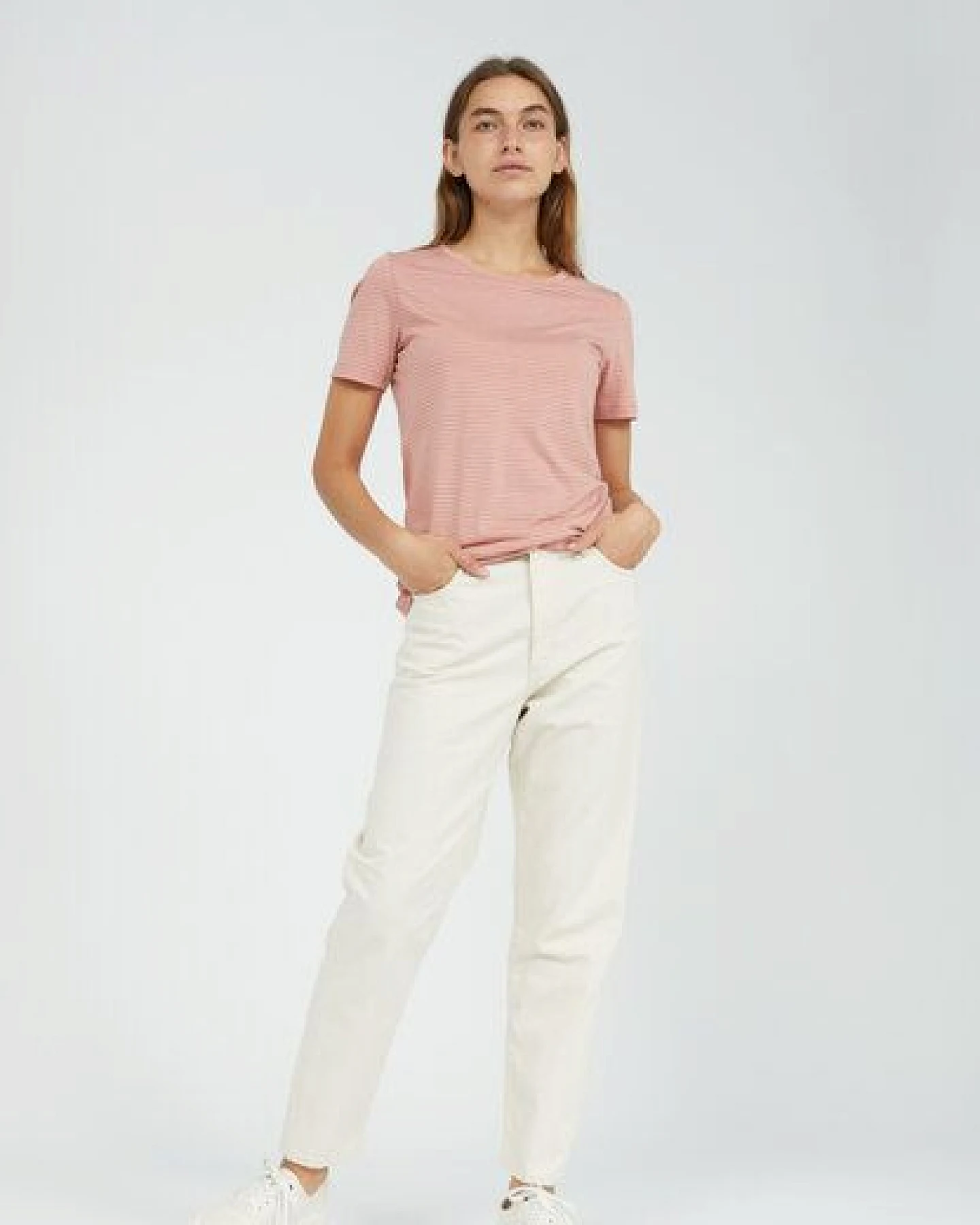 ARMEDANGELS LIDIAA SMALL STRIPES - Damen T-Shirt aus TENCEL Lyocell Mix – Ansicht 2