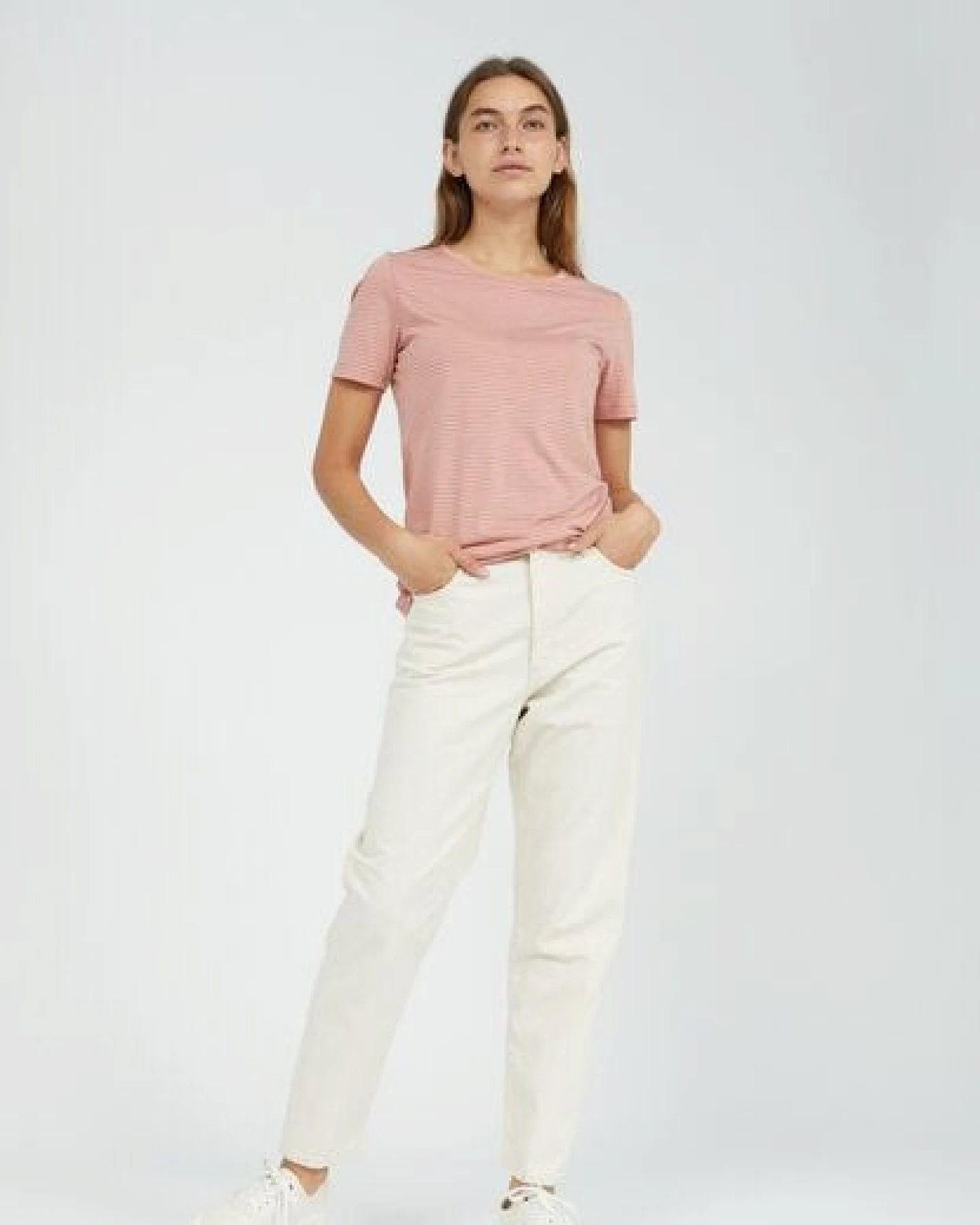 ARMEDANGELS LIDIAA SMALL STRIPES - Damen T-Shirt aus TENCEL Lyocell Mix – Ansicht 2