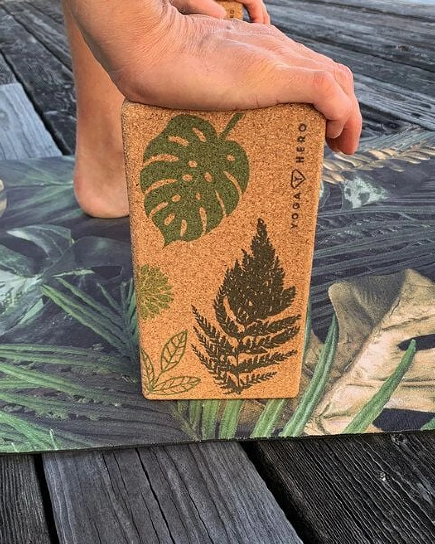 Yoga Hero Yogablock aus Kork – Ansicht 4