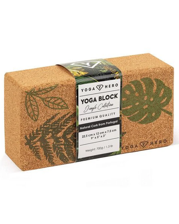 Yoga Hero Yogablock aus Kork