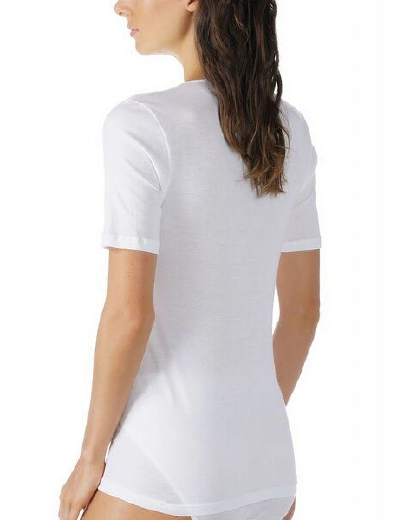 Mey Damen Spencer halbarm Shirt Noblesse aus PIMA Baumwolle 26807 – Ansicht 2