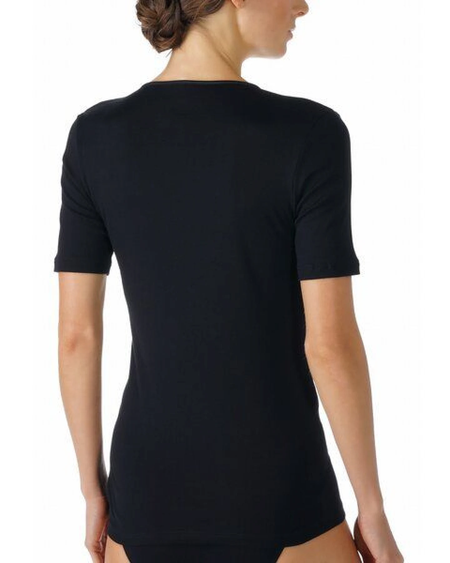 Mey Damen Spencer halbarm Shirt Noblesse aus PIMA Baumwolle 26807 – Ansicht 2
