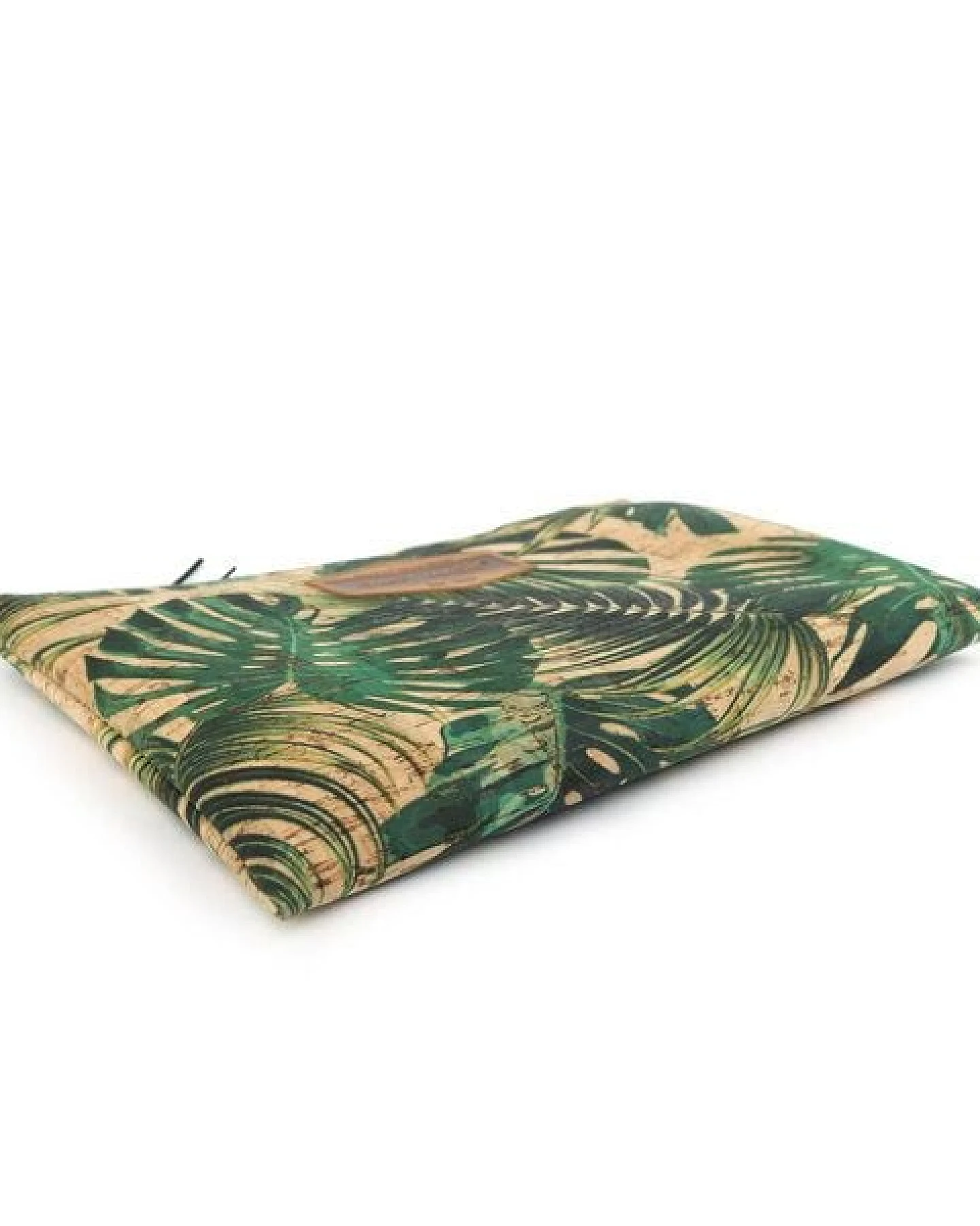 GARY MASH Kork Clutch Handtasche mit Palmenmuster – Ansicht 4
