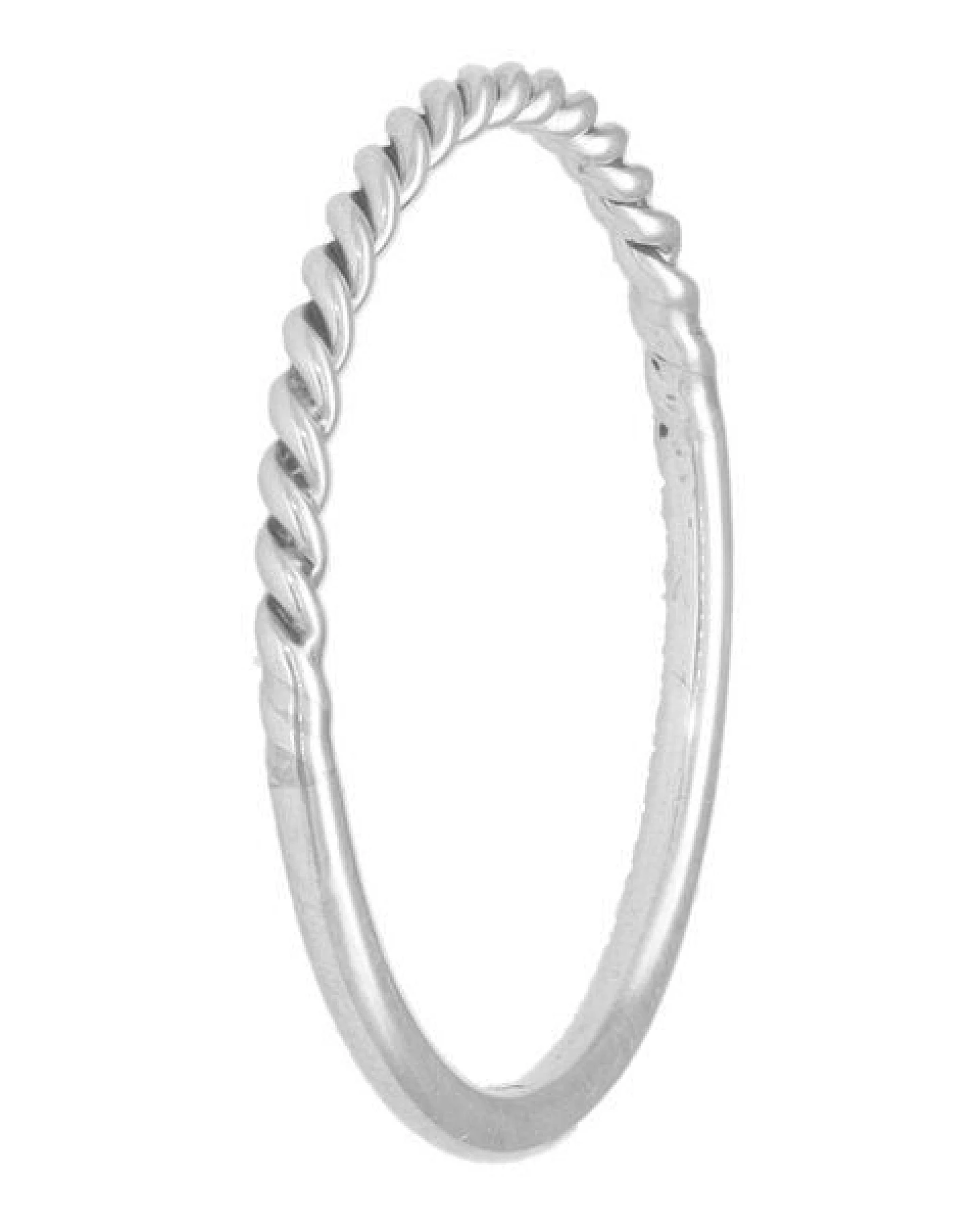 pakilia Silber Ring gedreht Fair-Trade und handmade – Ansicht 2