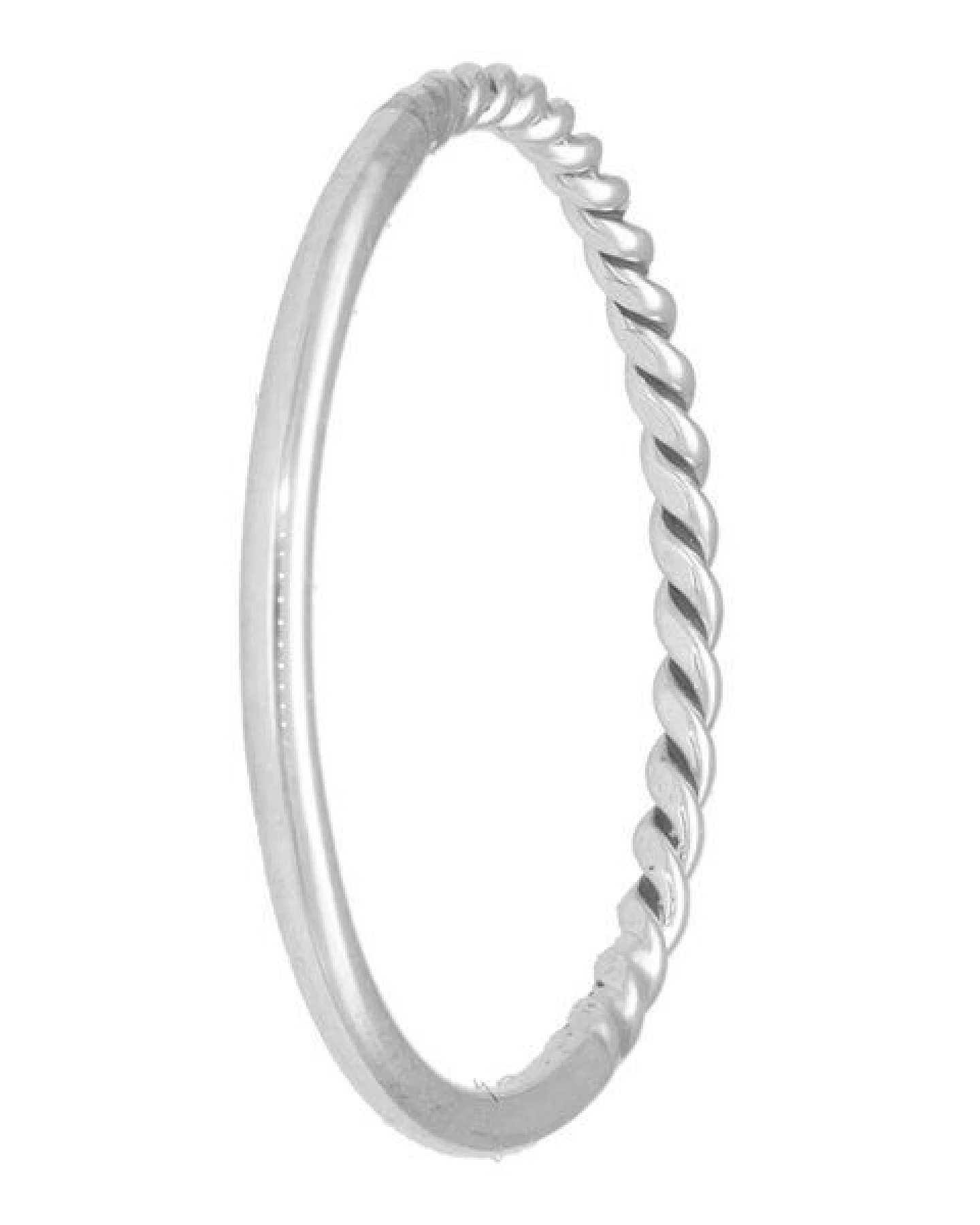pakilia Silber Ring gedreht Fair-Trade und handmade – Ansicht 3