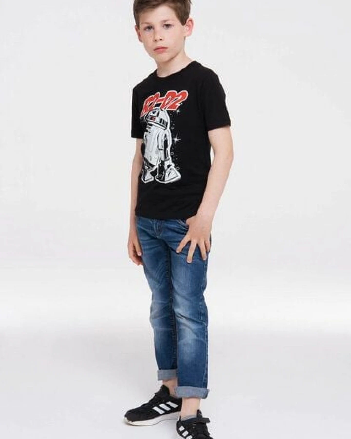 LOGOSH!RT LOGOSHIRT - Star Wars - Droide - R2-D2 - Kinder Bio T-Shirt Print - Grafik – Ansicht 2