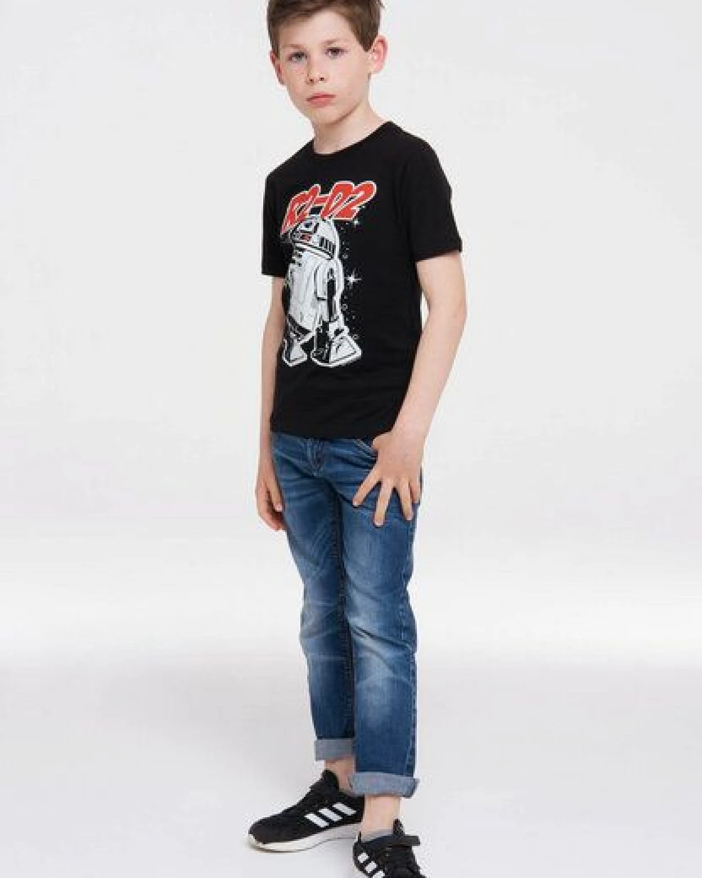 LOGOSH!RT LOGOSHIRT - Star Wars - Droide - R2-D2 - Kinder Bio T-Shirt Print - Grafik – Ansicht 2