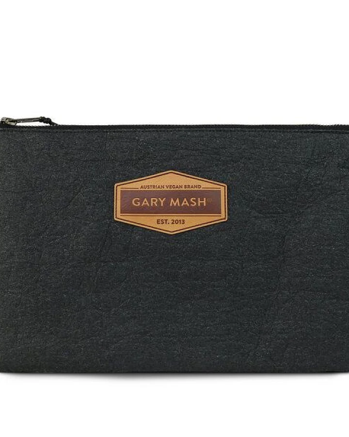GARY MASH Piñatex® Clutch Handtasche schwarz