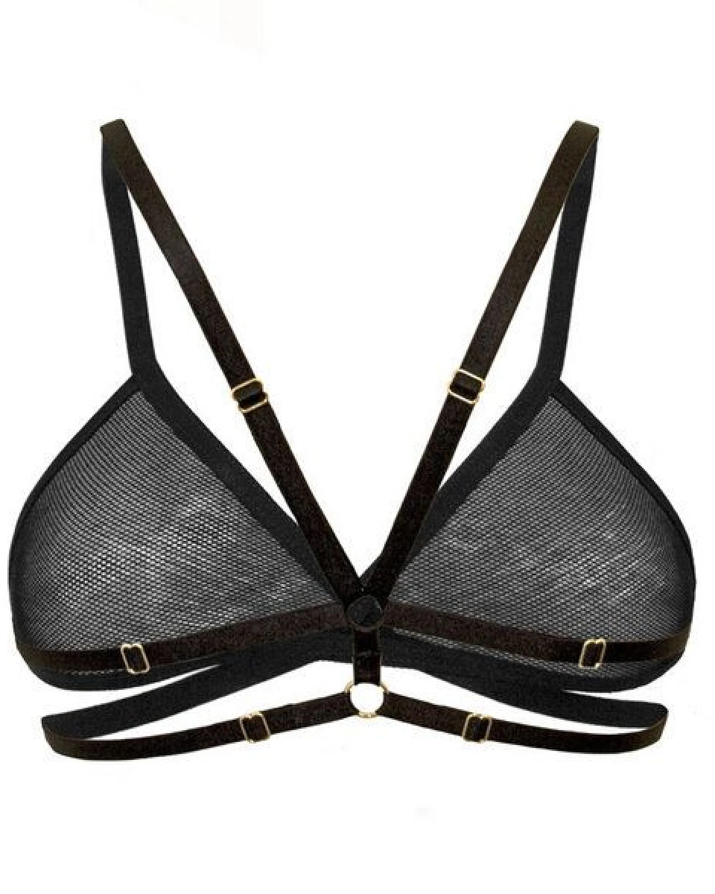 Golden Circle Clothing Soft BH aus Mesh – Ansicht 3