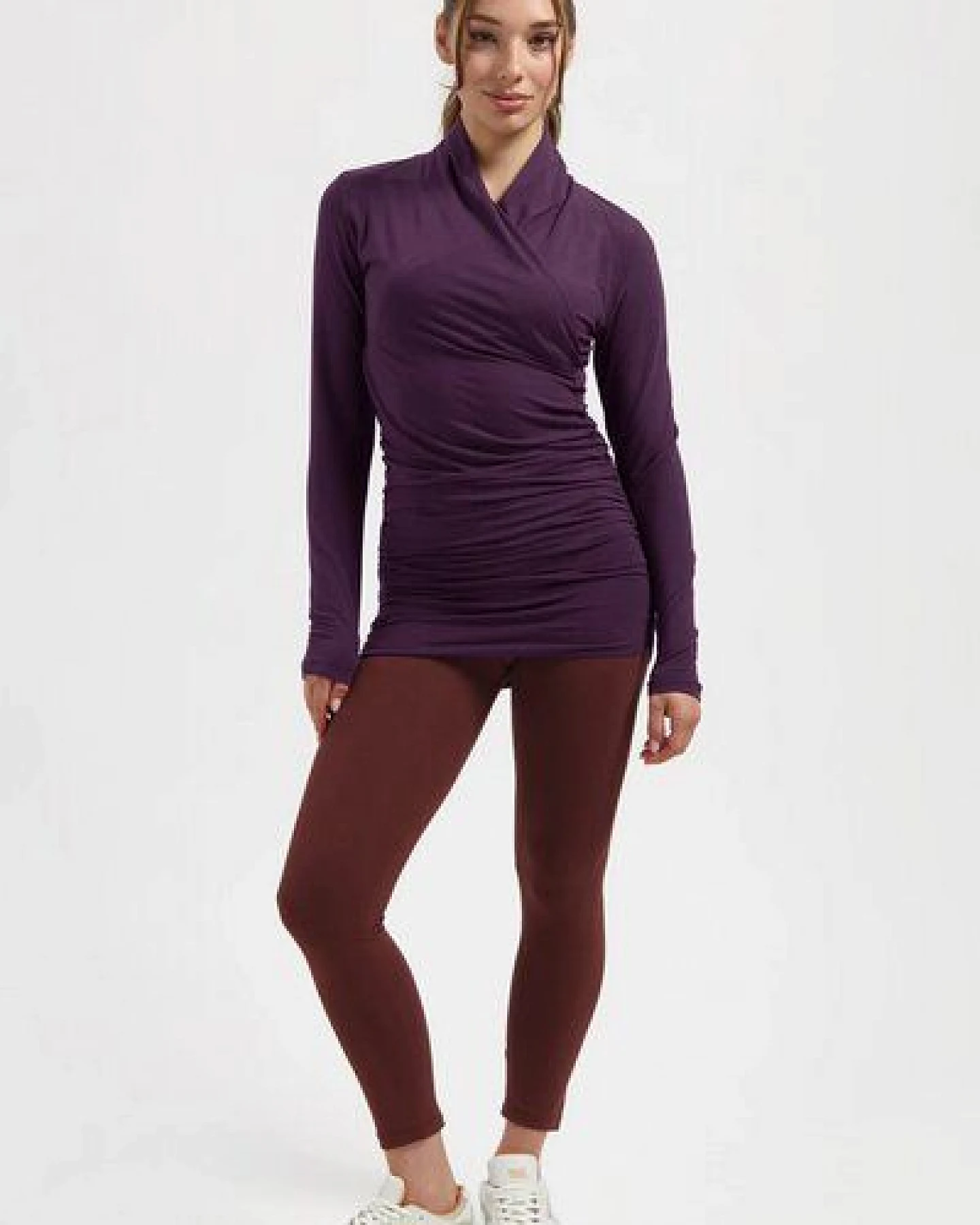Urban Goddess Langarm Yoga Shirt Good Karma – Ansicht 4