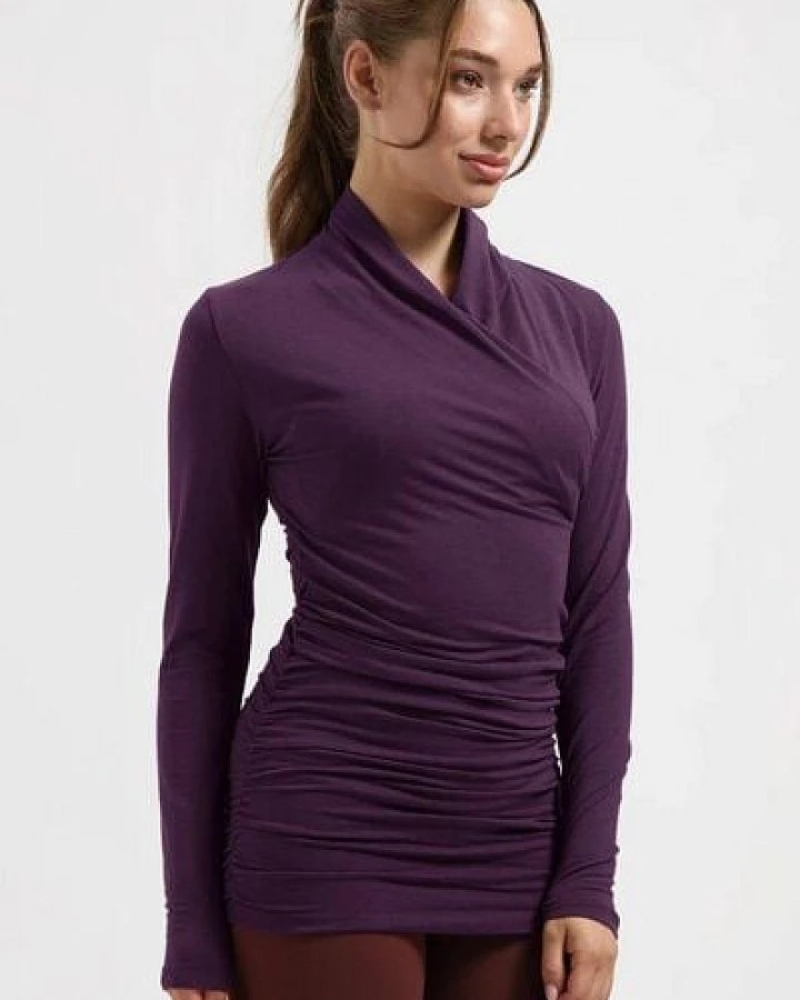 Urban Goddess Langarm Yoga Shirt Good Karma