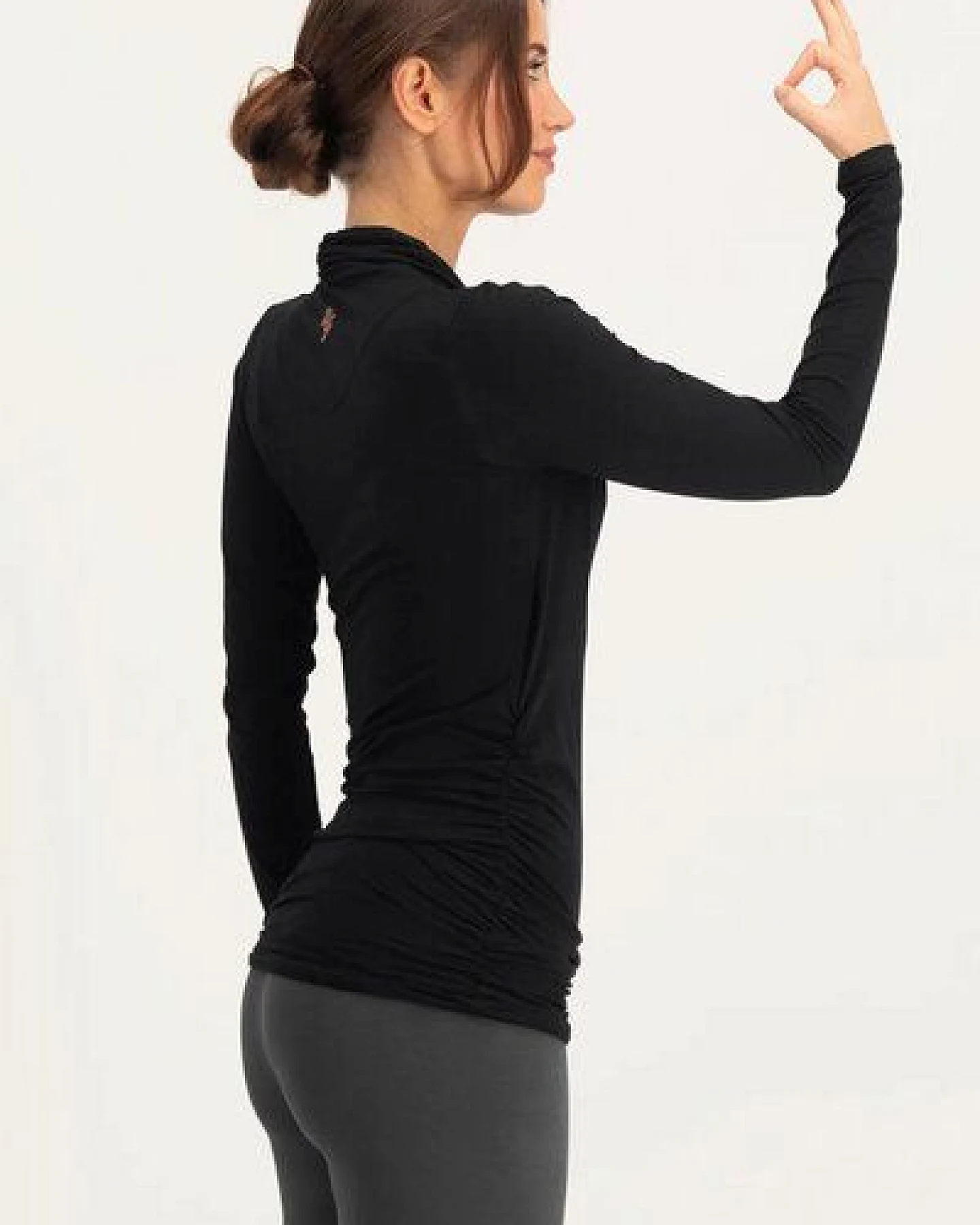 Urban Goddess Langarm Yoga Shirt Good Karma – Ansicht 2