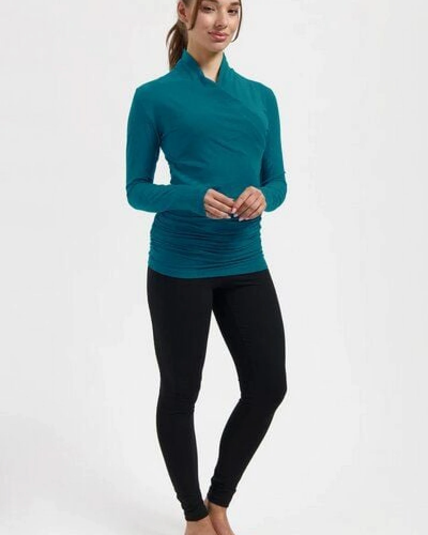 Urban Goddess Langarm Yoga Shirt Good Karma – Ansicht 4