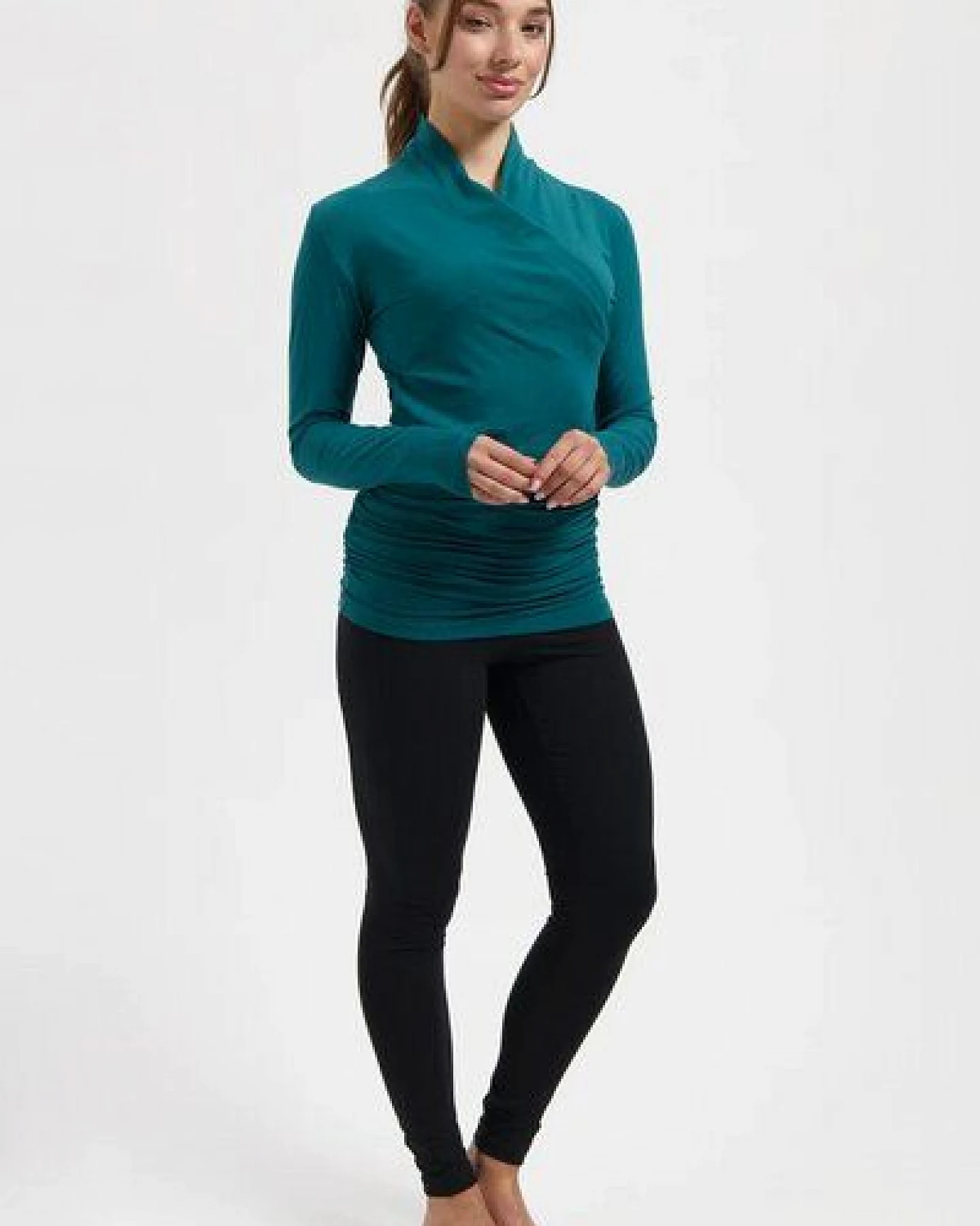 Urban Goddess Langarm Yoga Shirt Good Karma – Ansicht 4