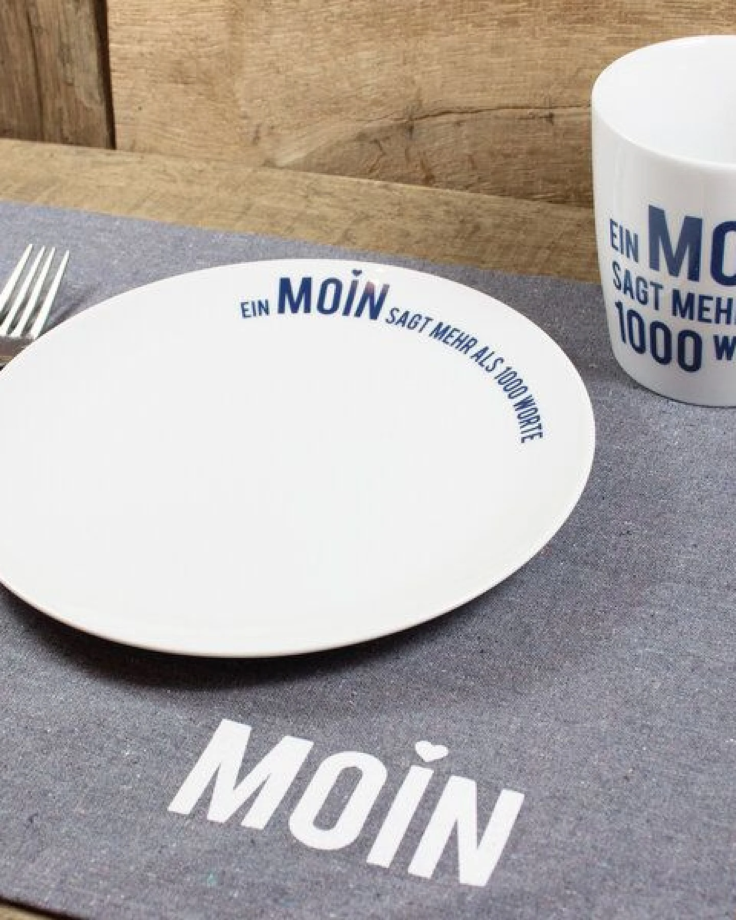 Bow & Hummingbird Porzellanteller Moin – Ansicht 3