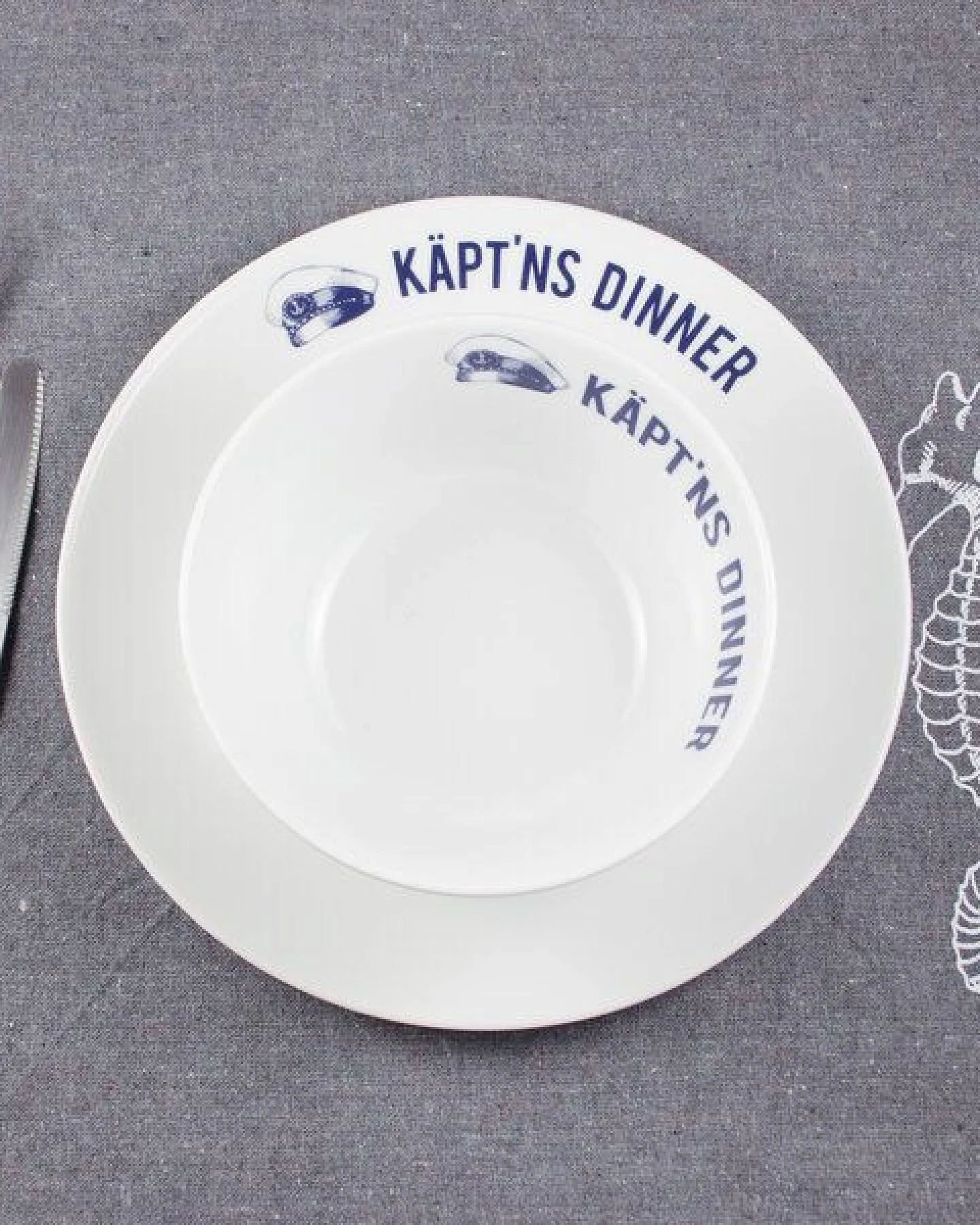 Bow & Hummingbird Porzellanteller Käpt´ns Dinner – Ansicht 4