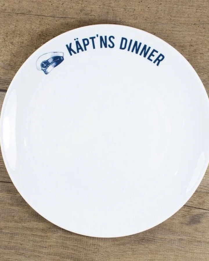 Bow & Hummingbird Porzellanteller Käpt´ns Dinner