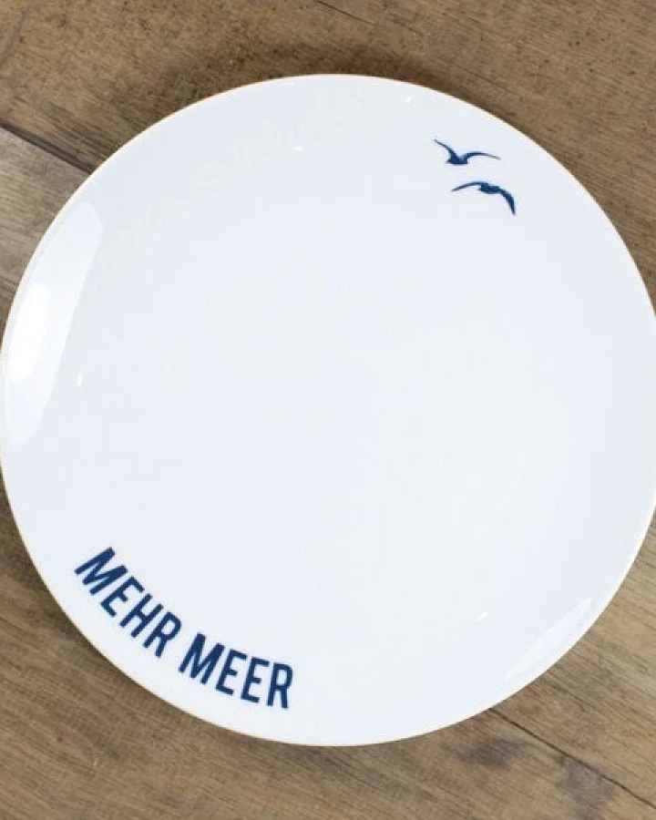 Bow & Hummingbird Porzellanteller Mehr Meer