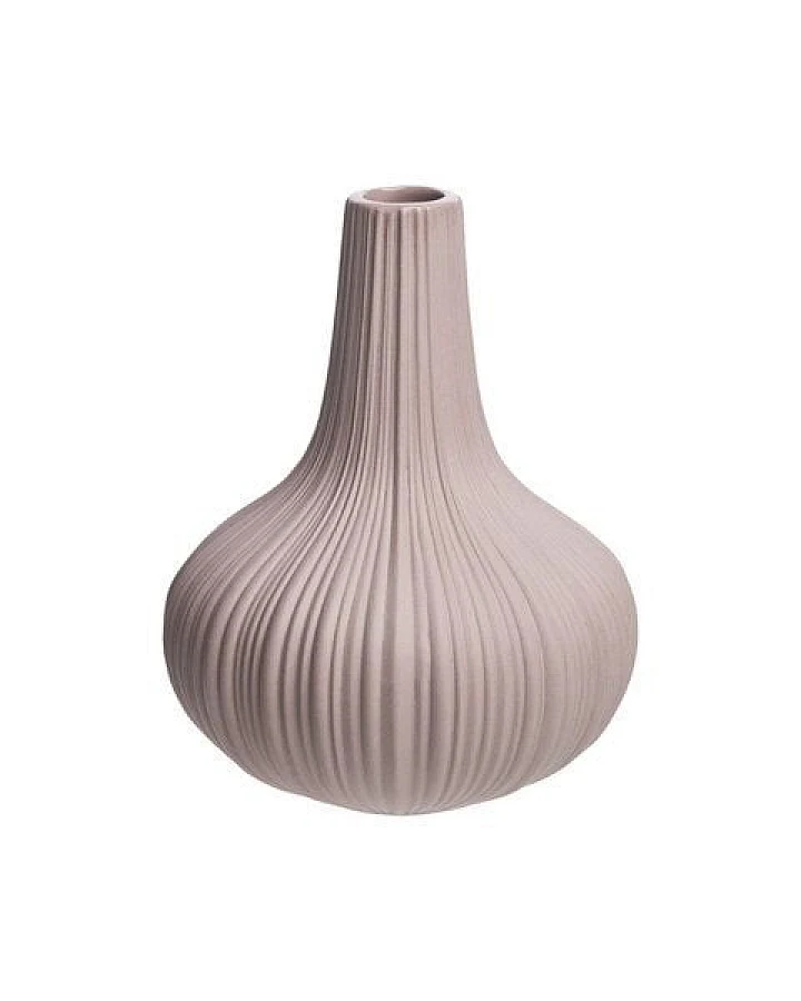 TRANQUILLO Vase Vintage aus mattem Steinzeug, Ø 9,6 × 12 cm