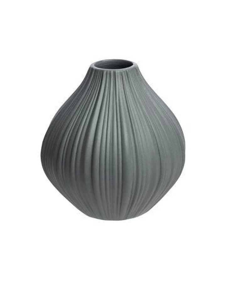 TRANQUILLO Vase Vintage aus mattem Steinzeug, Ø 9 × 9 cm (POR454, POR455, POR456, POR457)