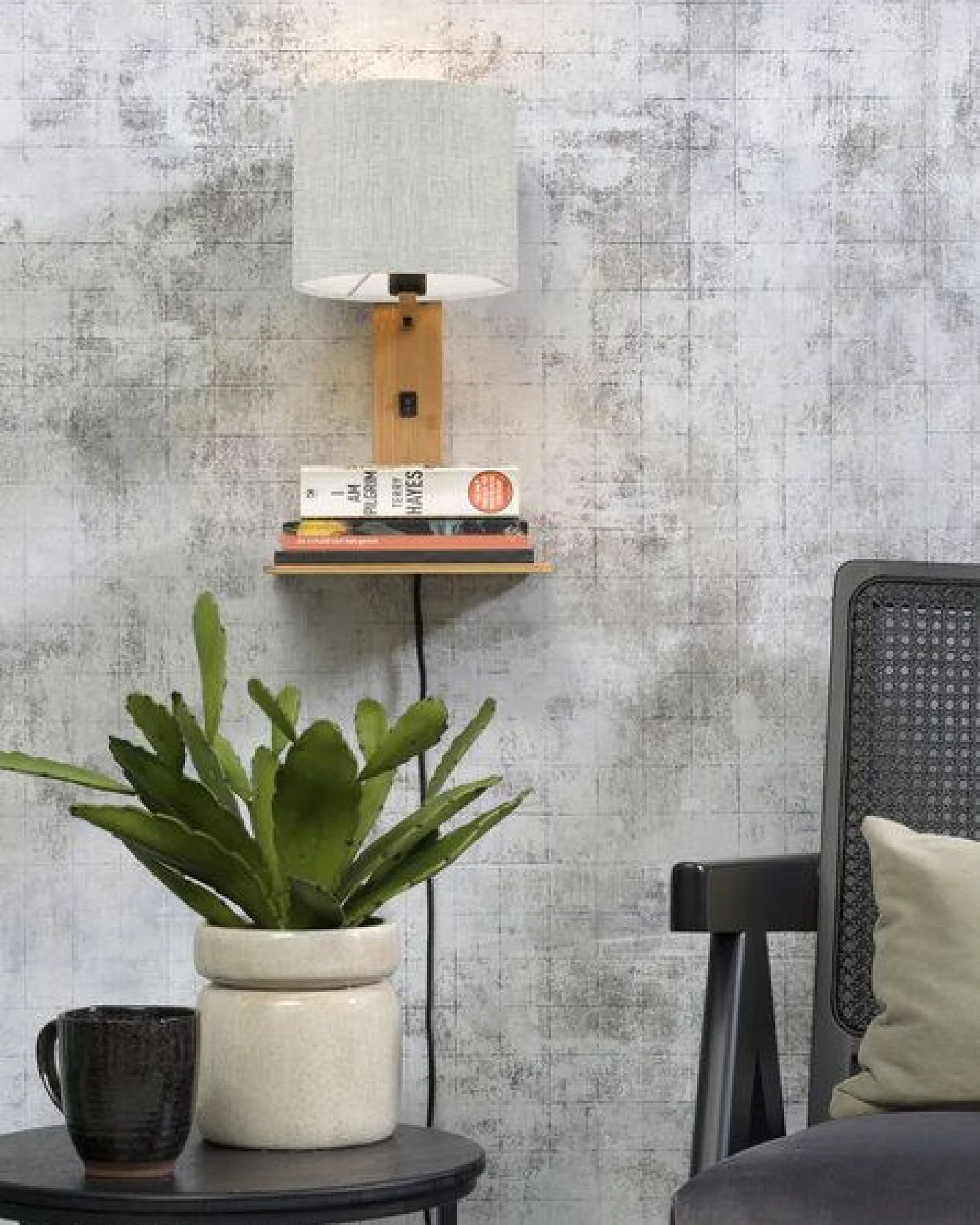GOOD&MOJO Naturel Wandlampe Andes – Ansicht 4