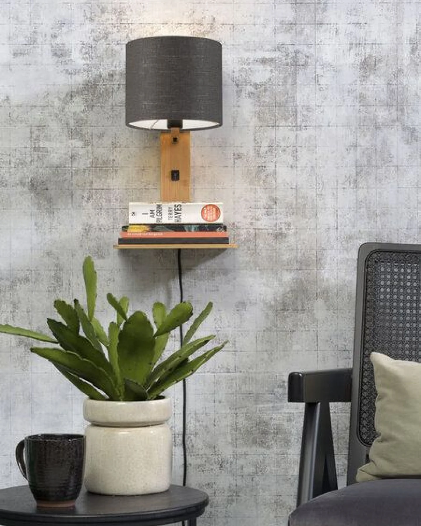 GOOD&MOJO Naturel Wandlampe Andes – Ansicht 3