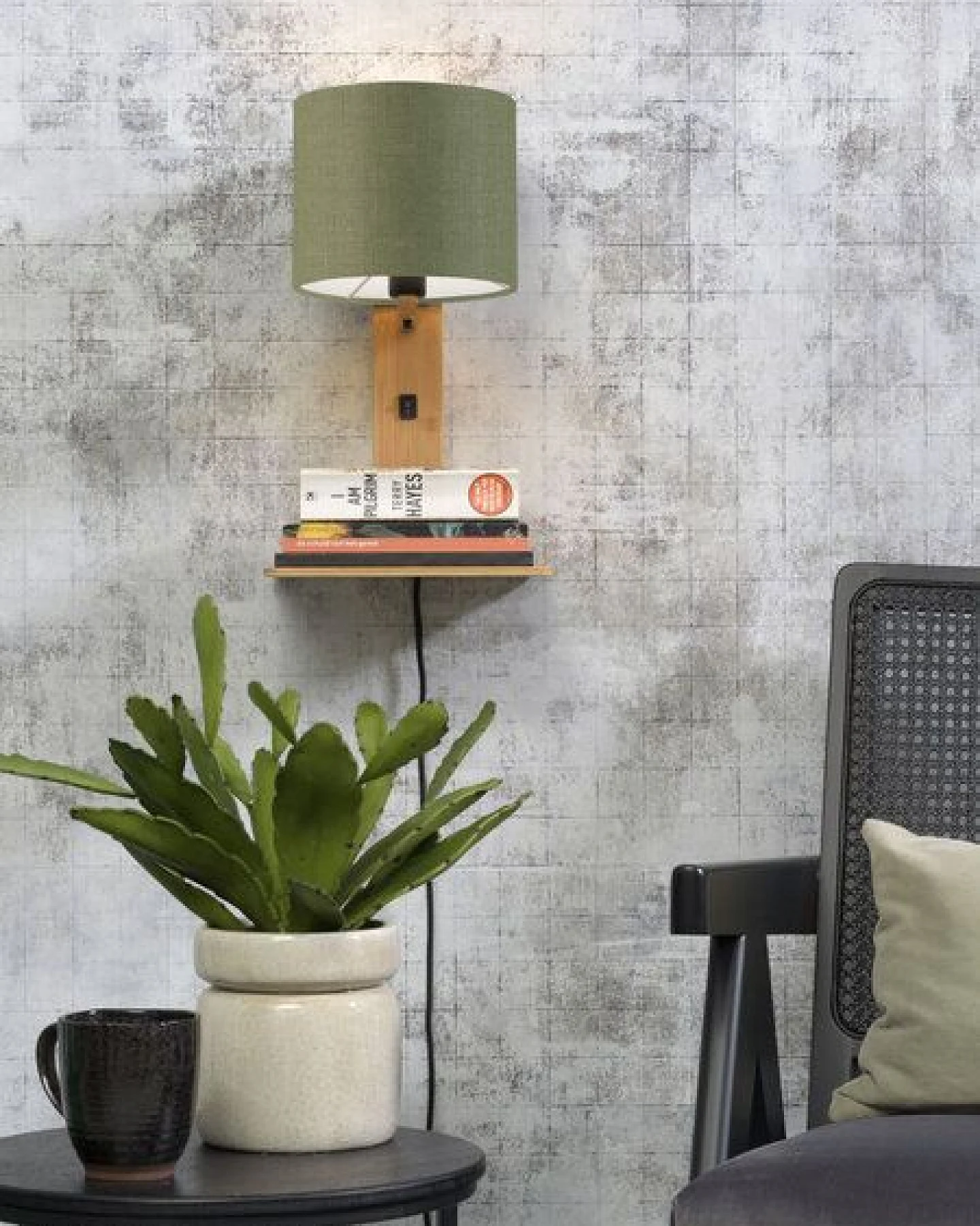 GOOD&MOJO Naturel Wandlampe Andes – Ansicht 3