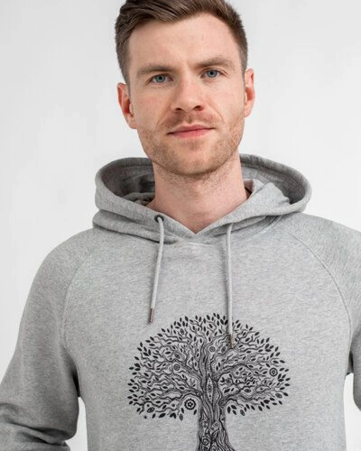 Brandless Basic Bio Hoody (men) treelife – Ansicht 3