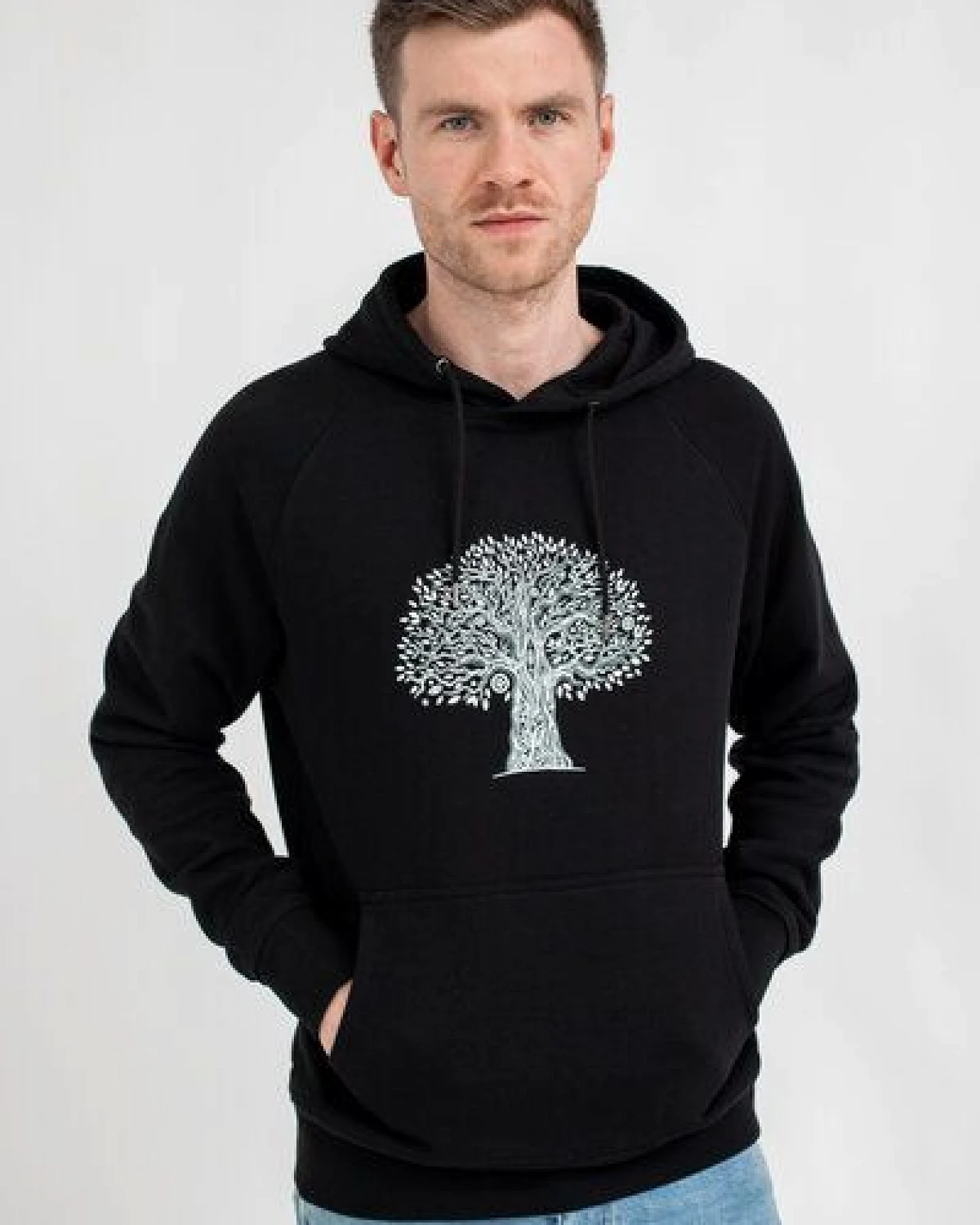 Brandless Basic Bio Hoody (men) treelife – Ansicht 2