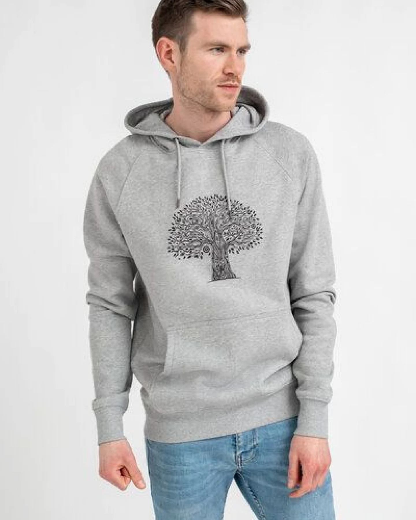 Brandless Basic Bio Hoody (men) treelife – Ansicht 2