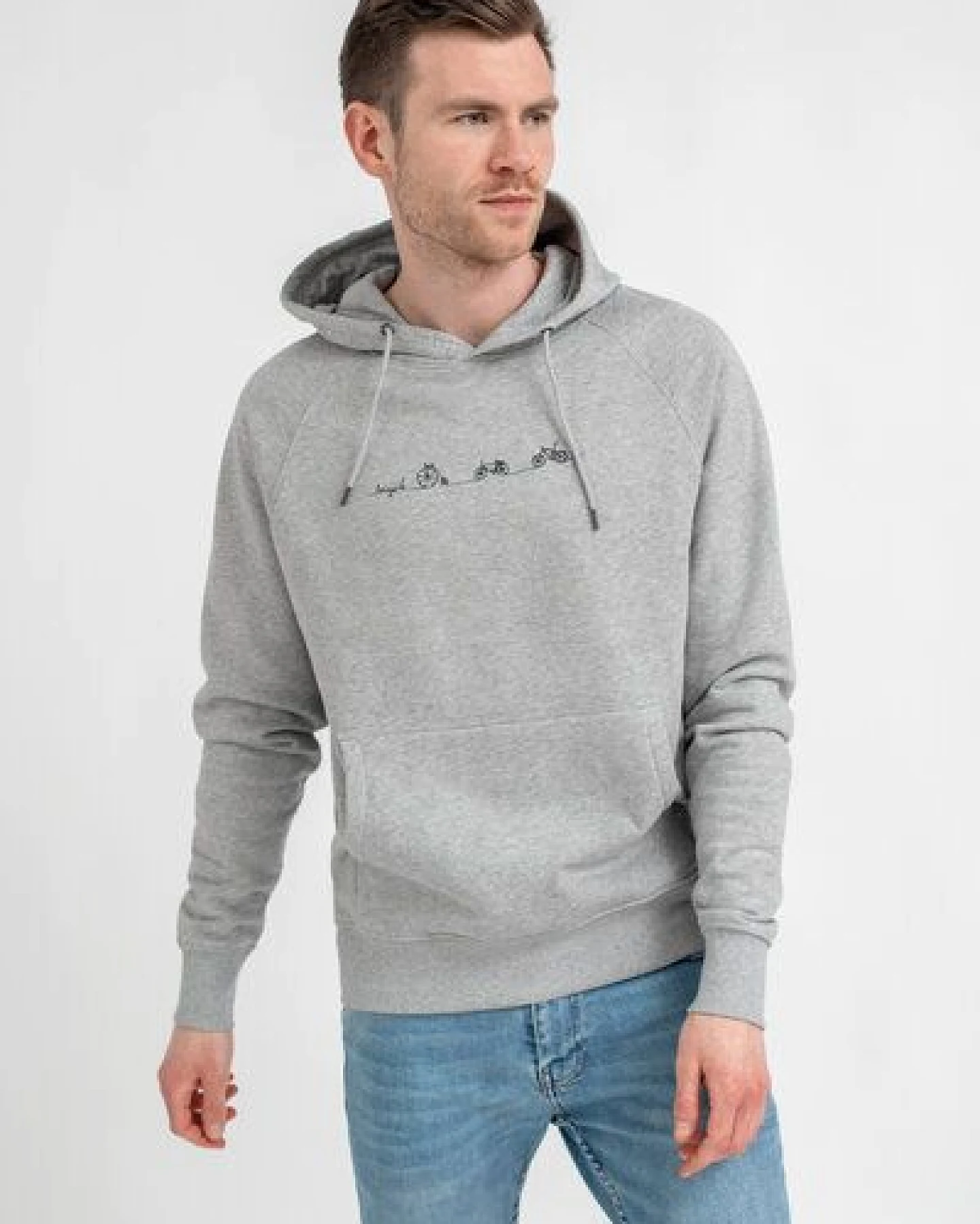Brandless Basic Bio Hoody (men) Bicycle Line – Ansicht 2