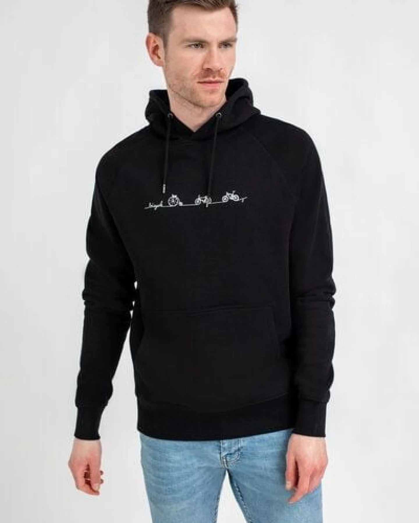 Brandless Basic Bio Hoody (men) Bicycle Line – Ansicht 2