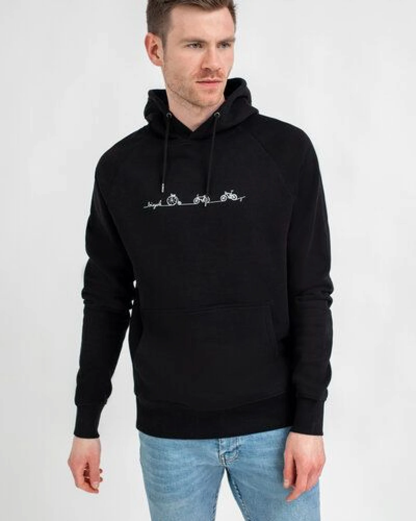 Brandless Basic Bio Hoody (men) Bicycle Line – Ansicht 2