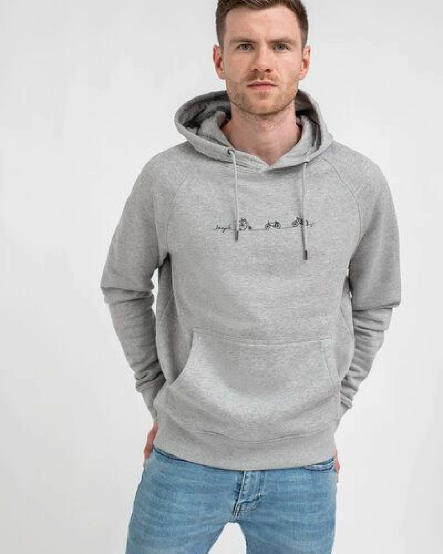 Brandless Basic Bio Hoody (men) Bicycle Line – Ansicht 2