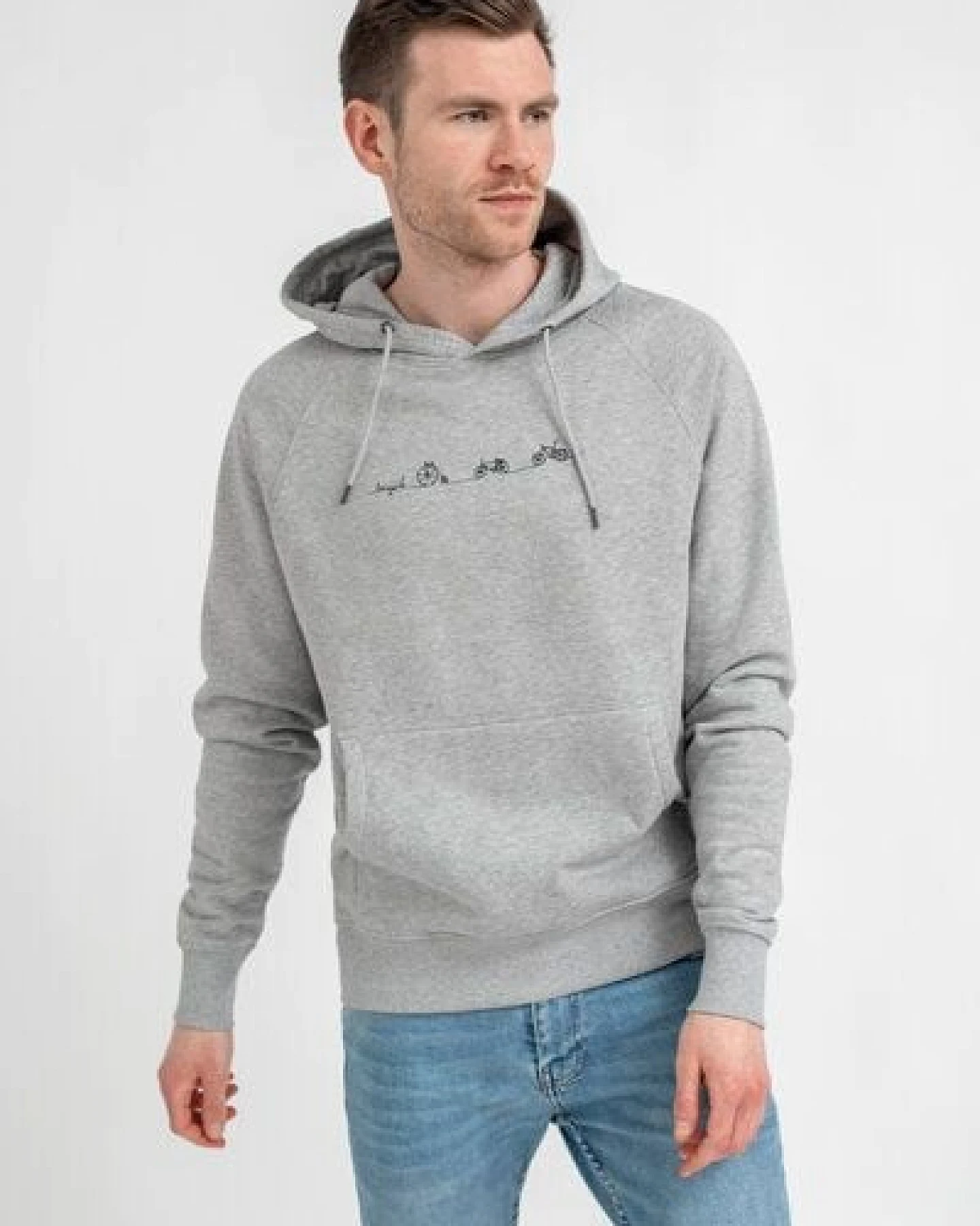 Brandless Basic Bio Hoody (men) Bicycle Line – Ansicht 3