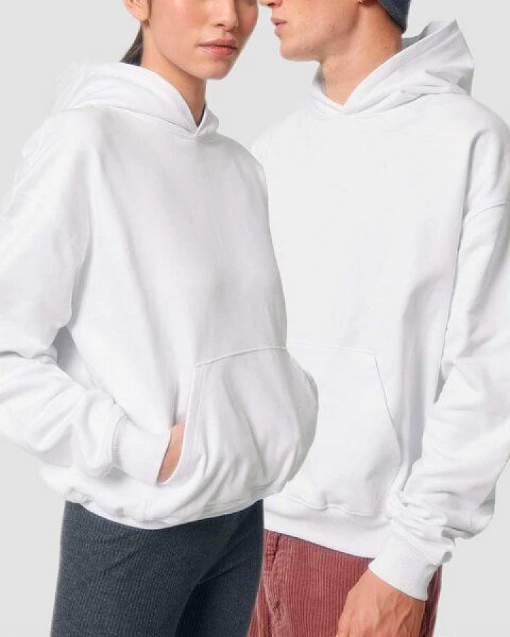 YTWOO Oversized Unisex Hoodie mit Kängurutasche, Dry, nachhaltig, Bio-Baumwolle