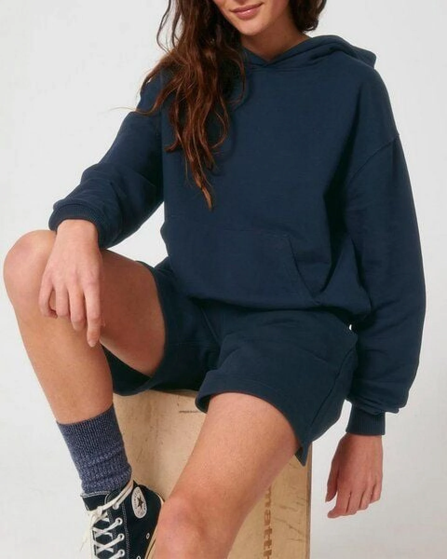 YTWOO Oversized Unisex Hoodie mit Kängurutasche, Dry, nachhaltig, Bio-Baumwolle – Ansicht 4
