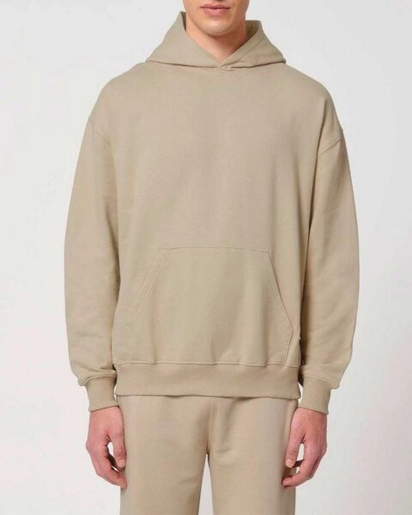 YTWOO Oversized Unisex Hoodie mit Kängurutasche, Dry, nachhaltig, Bio-Baumwolle – Ansicht 3