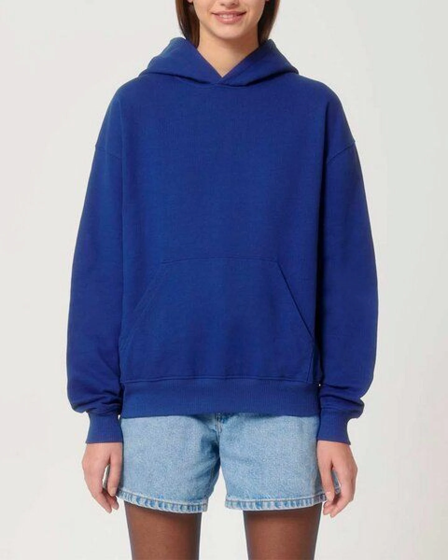 YTWOO Oversized Unisex Hoodie mit Kängurutasche, Dry, Bio-Baumwolle – Ansicht 3