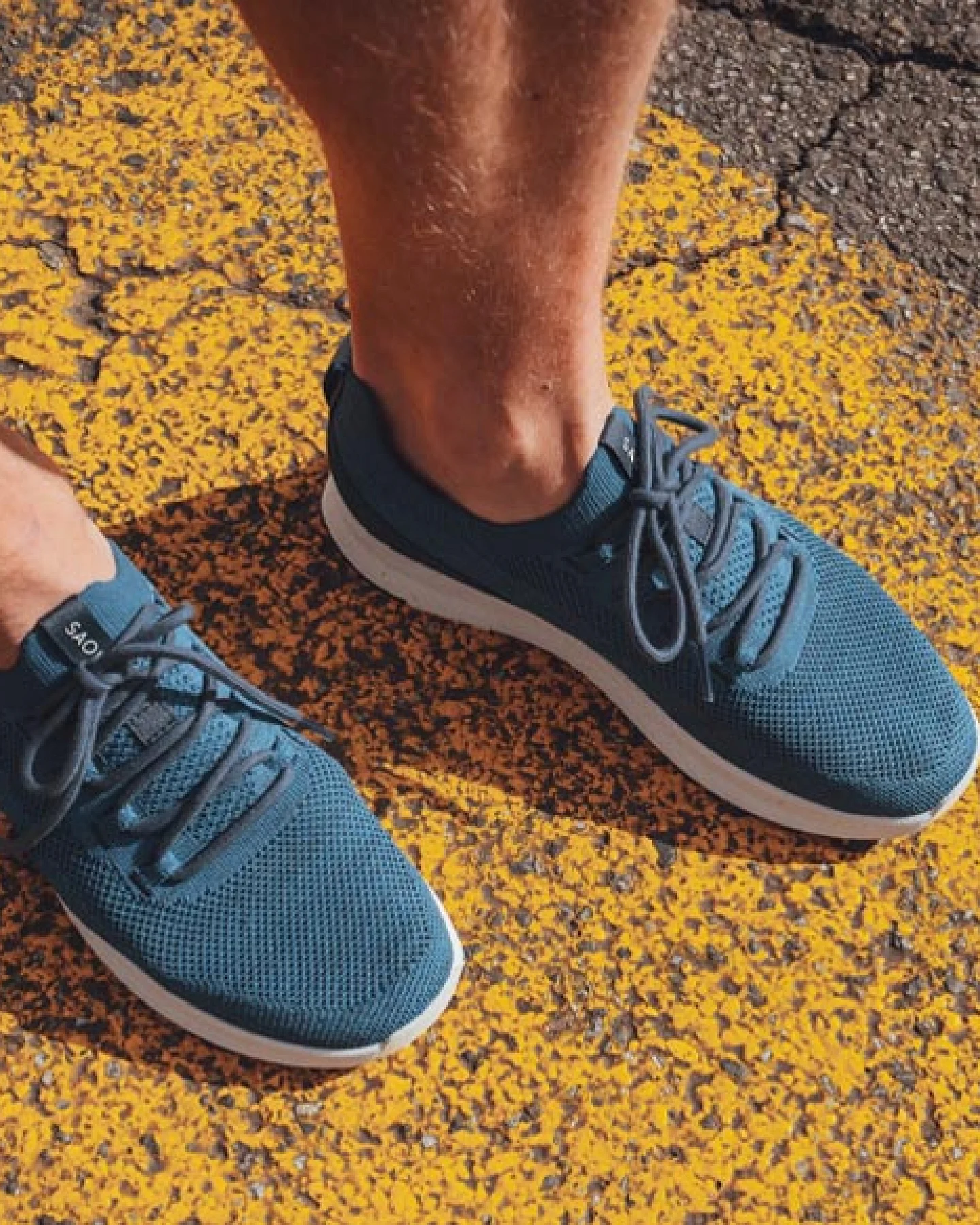 SAOLA Herren vegan Sneaker Herren Tsavo 3 Blau – Ansicht 2
