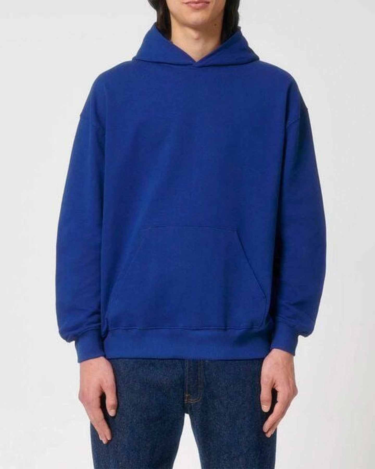 YTWOO Oversized Unisex Hoodie mit Kängurutasche, Dry, Bio-Baumwolle – Ansicht 4
