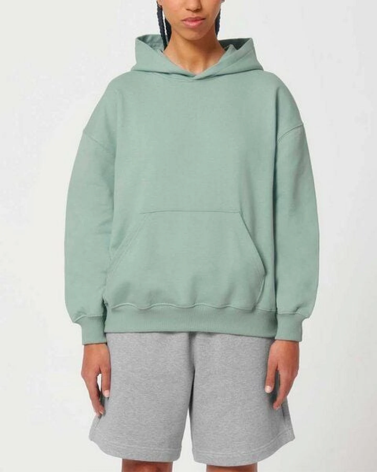 YTWOO Oversized Unisex Hoodie mit Kängurutasche, Dry, nachhaltig, Bio-Baumwolle – Ansicht 3